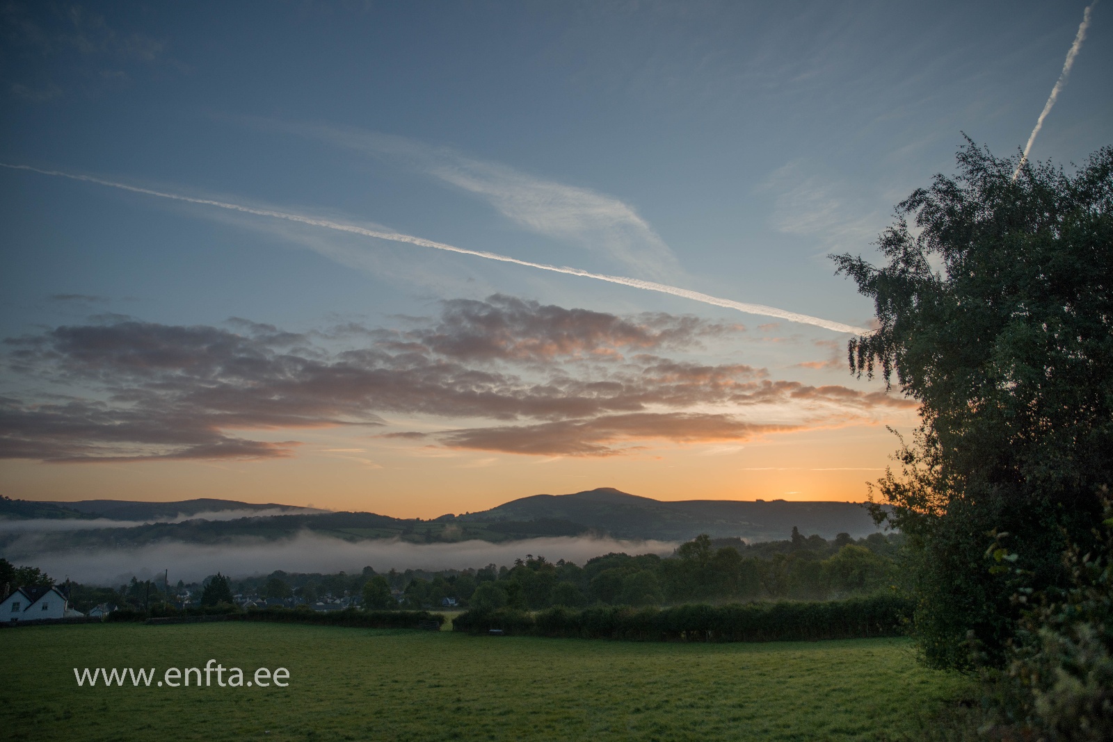 003 Early morning in Llangattock Wales